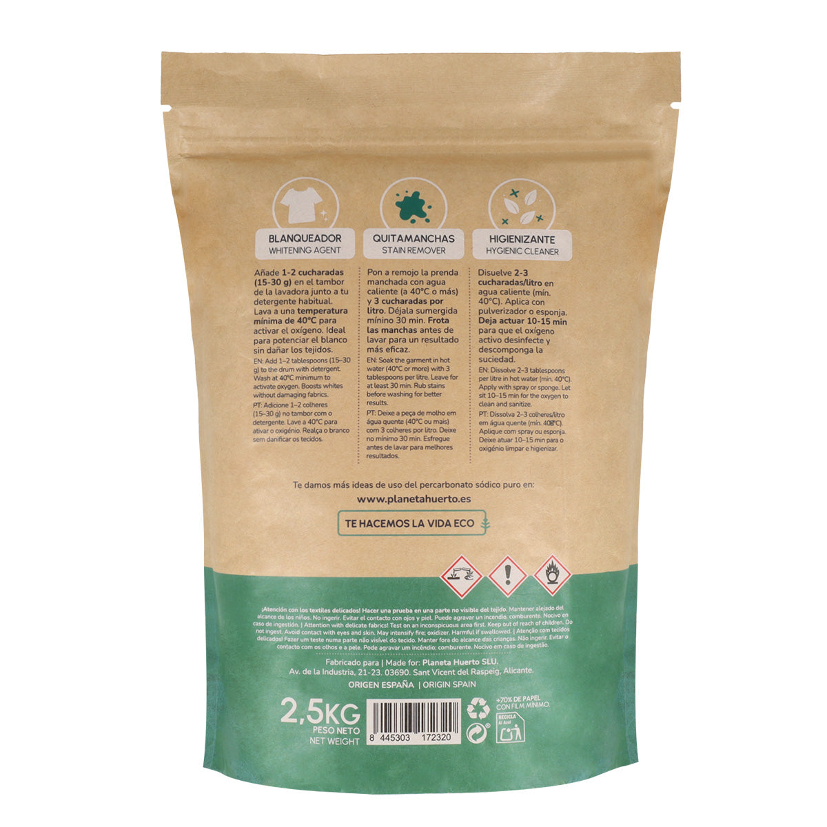 Natriumperkarbonat Planeta Huerto 2,5 kg