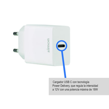 Caricabatterie rapido USB C 20,0 W max. Simon