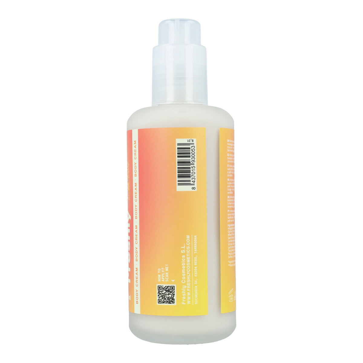 Uppstramande kräm Body Flame Freshly 200 ml