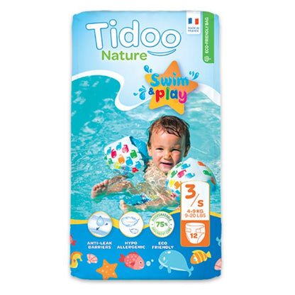 Swimmers Pannolini da bagno T3 (4-9 kg) Tidoo 12 pezzi