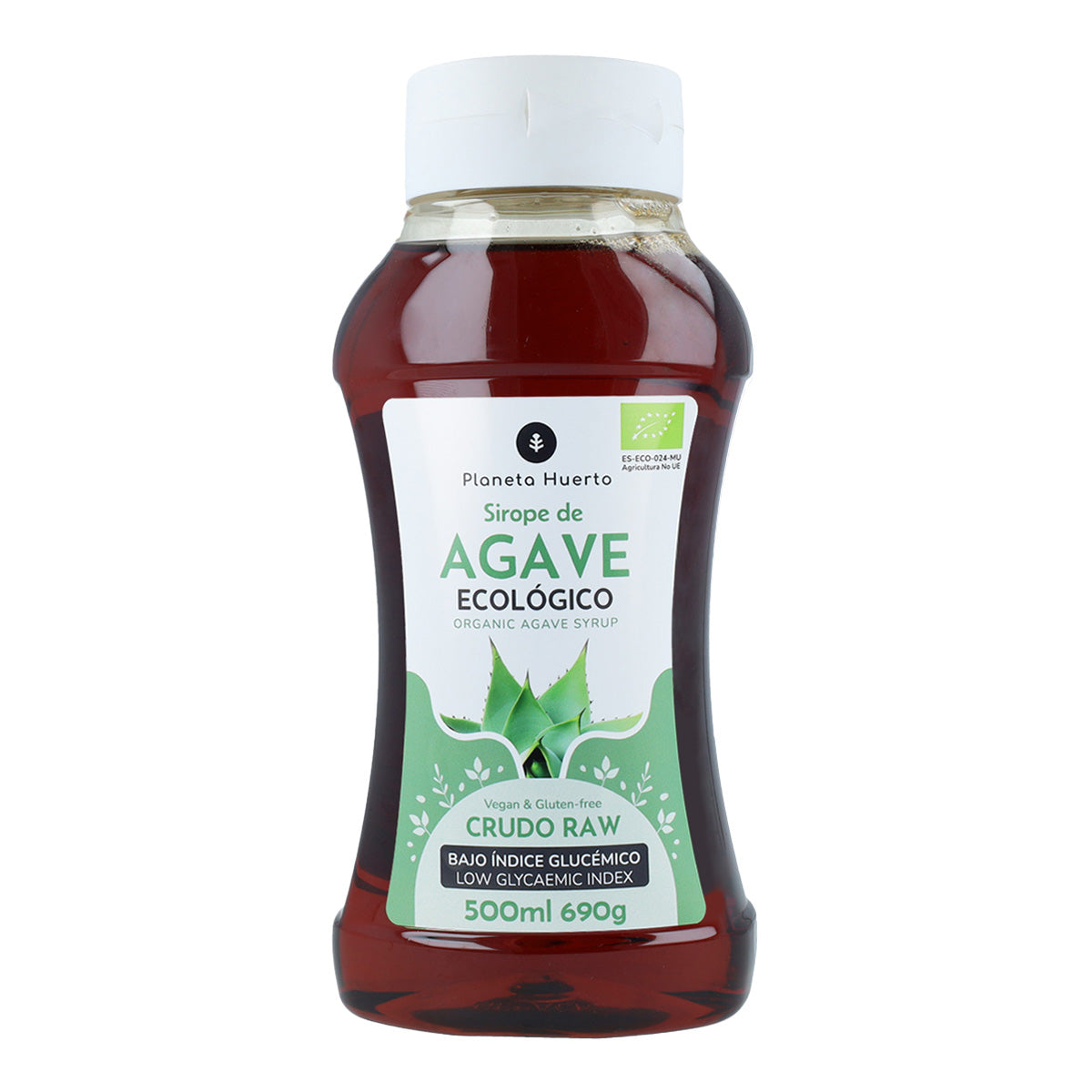 Raw ECO Agave Syrup Planeta Huerto 500 ml