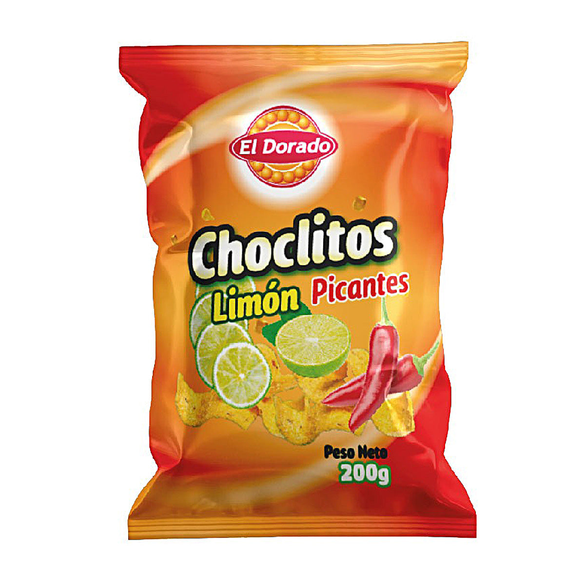 Choclitos con Chile y Limón El Dorado 200g