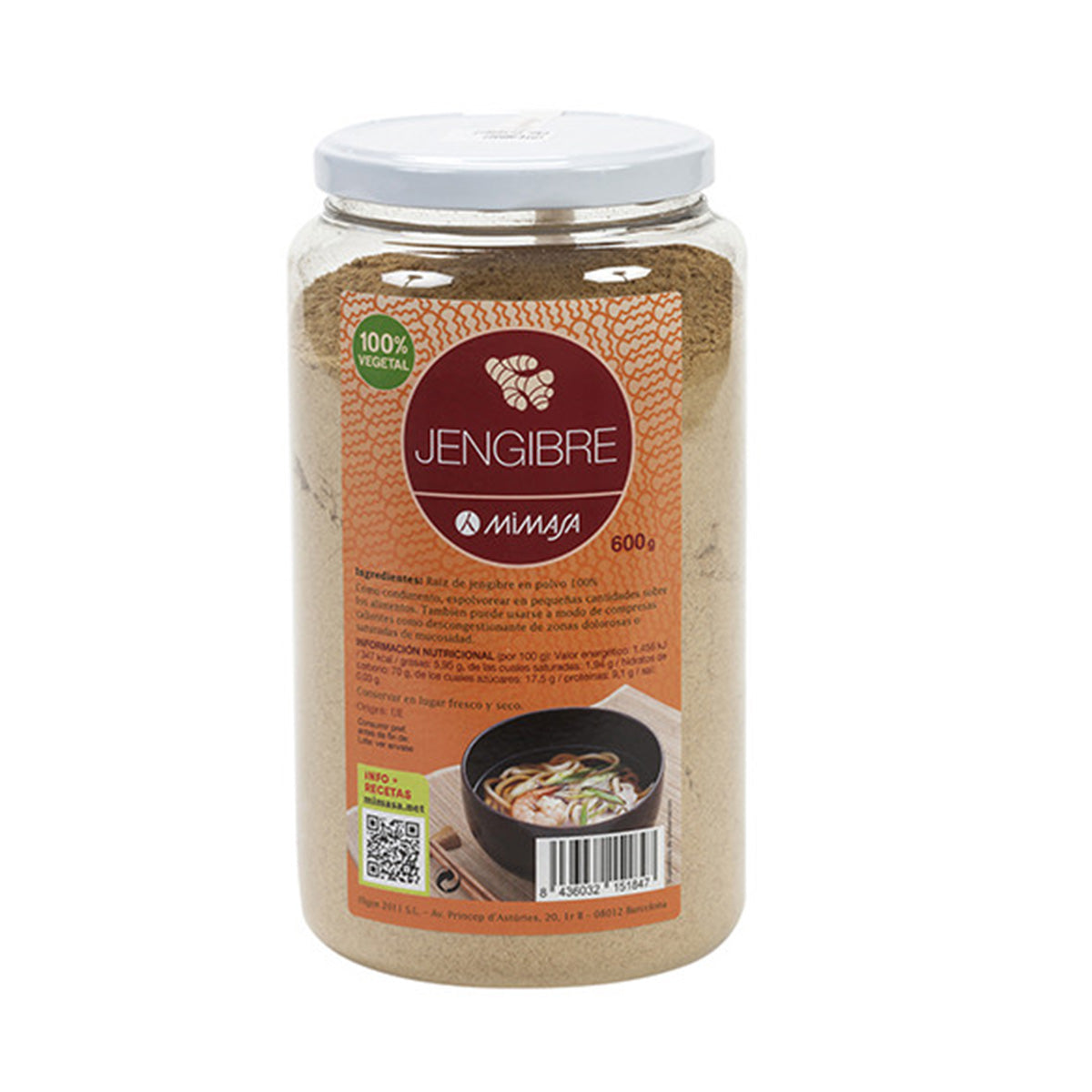 Ingwerwurzelpulver MIMASA 600 g