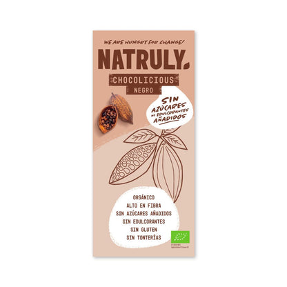 Tabletka czekolady Chocolicious BIO czekolada gorzka Natruly 85 g