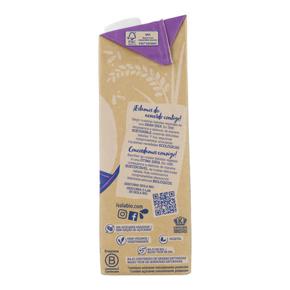 Confezione da 6 bevande biologiche di riso integrale Isola Bio 1 L