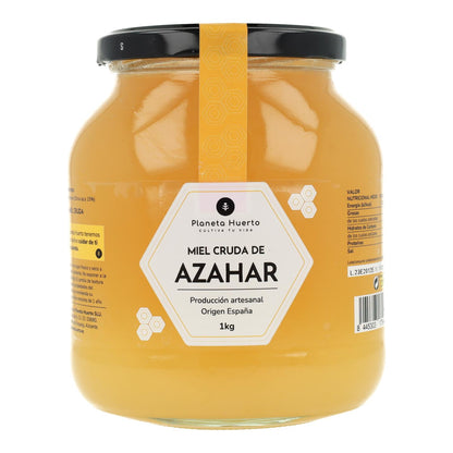 Pack 6x Miel Cruda de Azahar Planeta Huerto 1 Kg