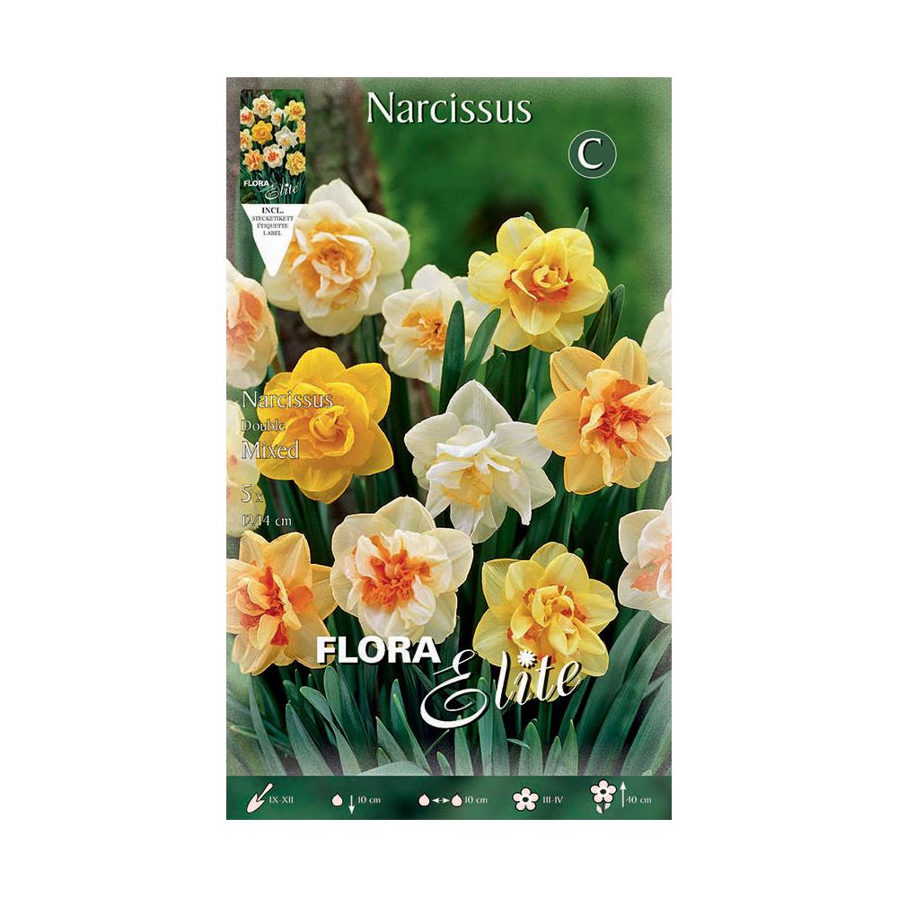 Narcissenbollen Corona mix 5 stuks