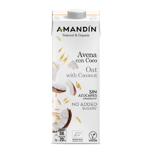 Boisson à l'avoine et à la noix de coco Amandín 1 L