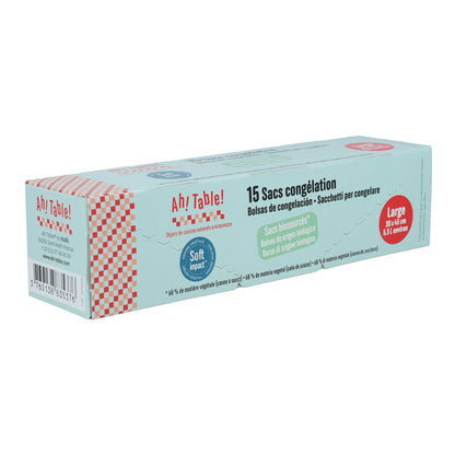 Bolsas congelar/conserva 30 x 45mm, Ecodis, 15 Unidades