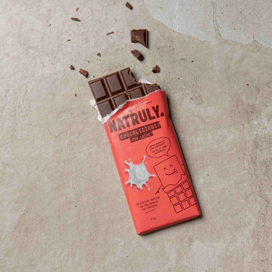 Chocolicious al latte Natruly 85 g