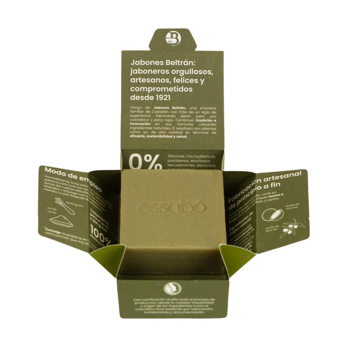 Savon écologique spécial acné et peau grasse 120 g Essabó