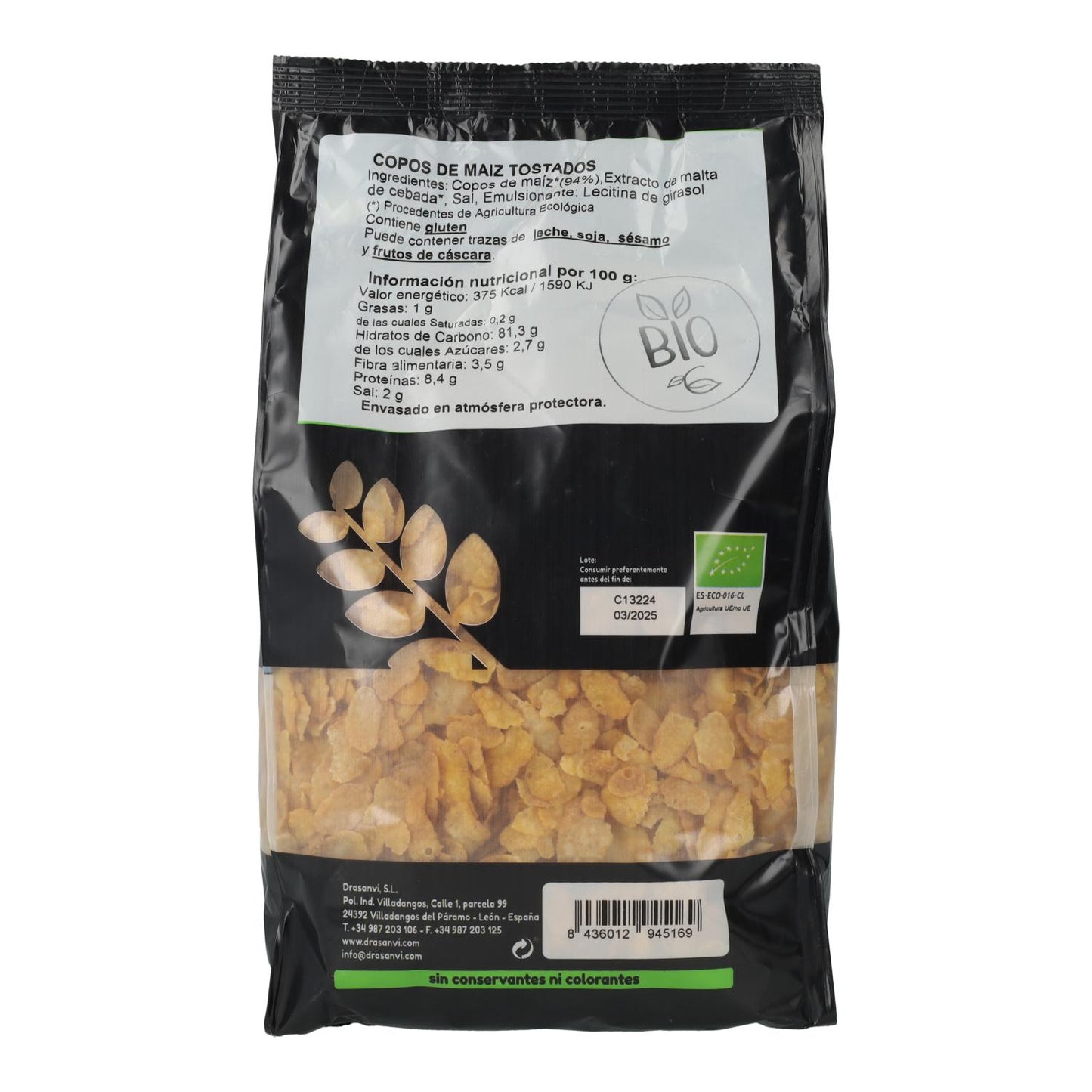 Biologische cornflakes Ecosana 320 g