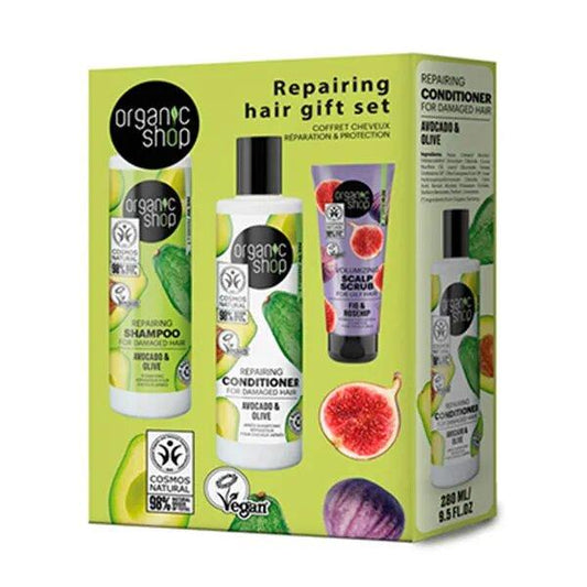 Set regalo riparatore per capelli, Organic Shop