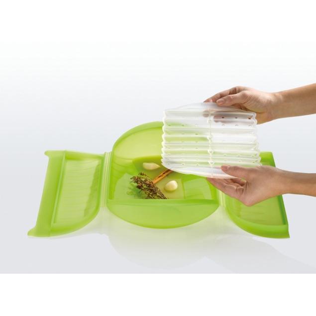 Dampfgarer mit Tablett für 3-4 Personen Lékué