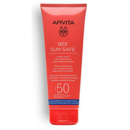 Lait solaire Hydra Fresh SPF50 Apivita 100 ml