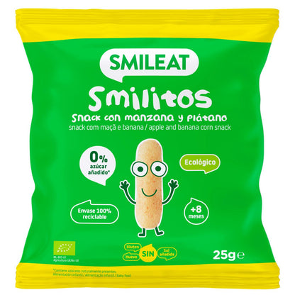 Smilitos à la pomme et à la banane Smileat  25 g