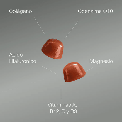Hydrolyserat kollagen med hyaluronsyra, koenzym Q10, zink och vitaminer Aldous Bio 120 kapslar