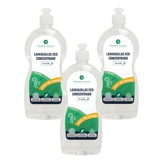 Confezione 3xLavastoviglie Manuale Tè verde ECO Planet Orchard 750ml