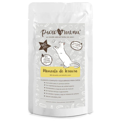 Natvoer Barf voor katten Momento de ternura (kip) BIO Puromenu 100 g