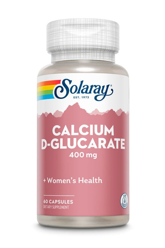 D-glukarat kalcium 400 mg  Solaray, 60 kapslar