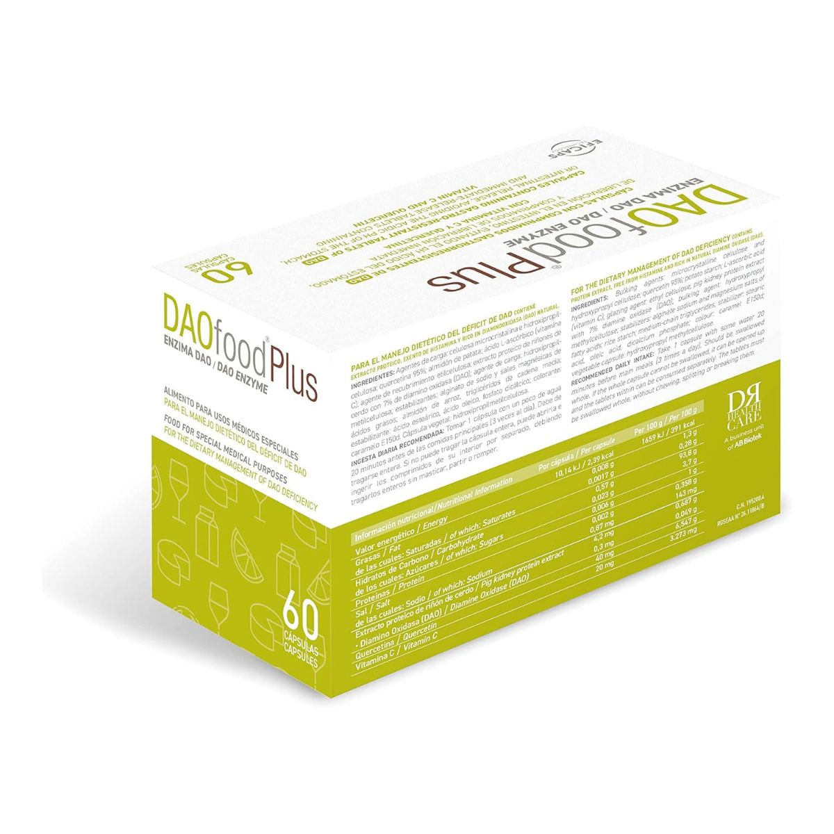 DAOfood® Plus 60 Kapseln mit magensaftresistenten Tabletten
