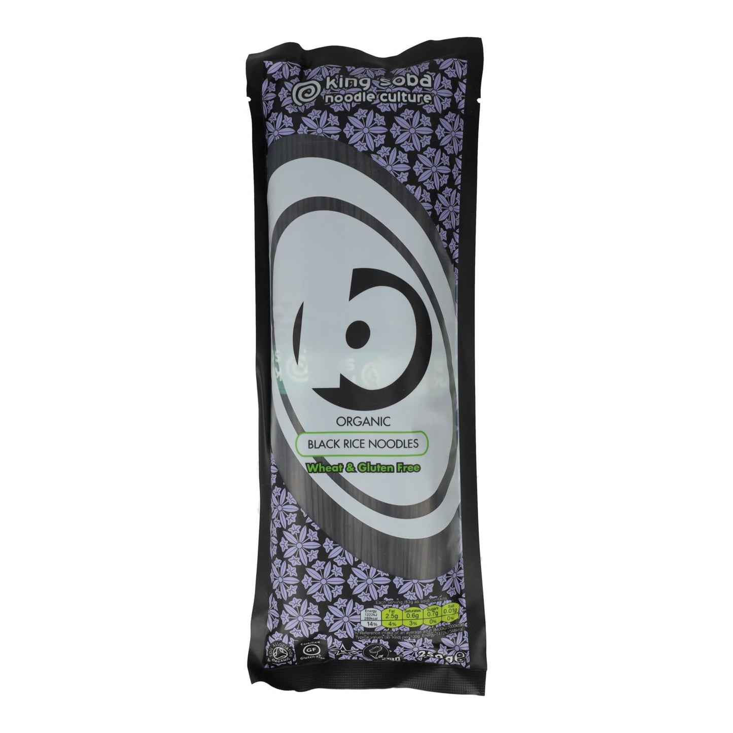 Gluten-free black rice noodles Bio King Soba 250 g