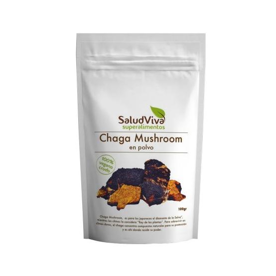 Chaga-paddenstoel 100 g, Salud Viva