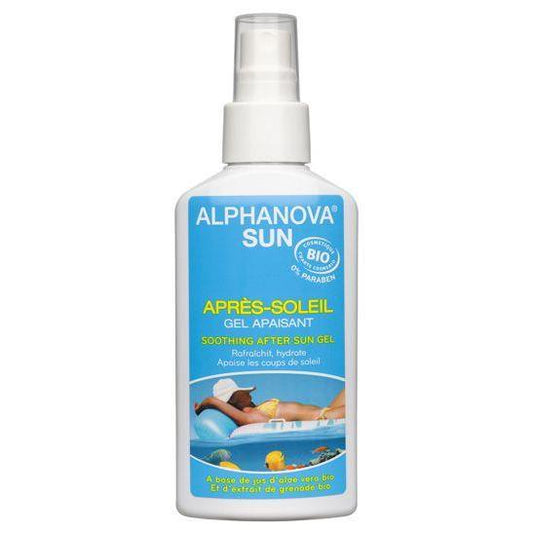 Gel apaisant après-soleil BIO Alphanova 125 ml.