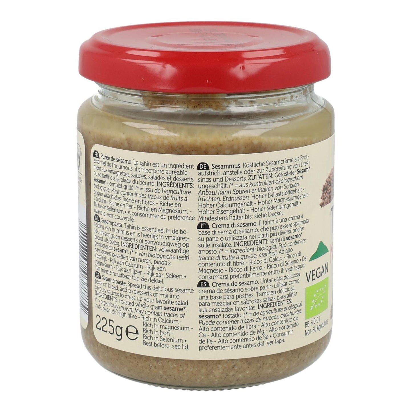 Tahin zonder zout ECO Lima 225 g