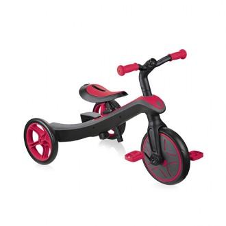 Triciclo convertible Trike explorer 2 en 1 rojo