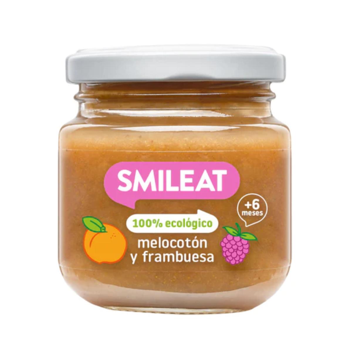 Förpackning med fruktburkar +6 månader Smileat 5 st à 130 g