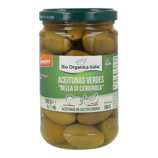Olives vertes géantes Bio Organica Italia 280 gr