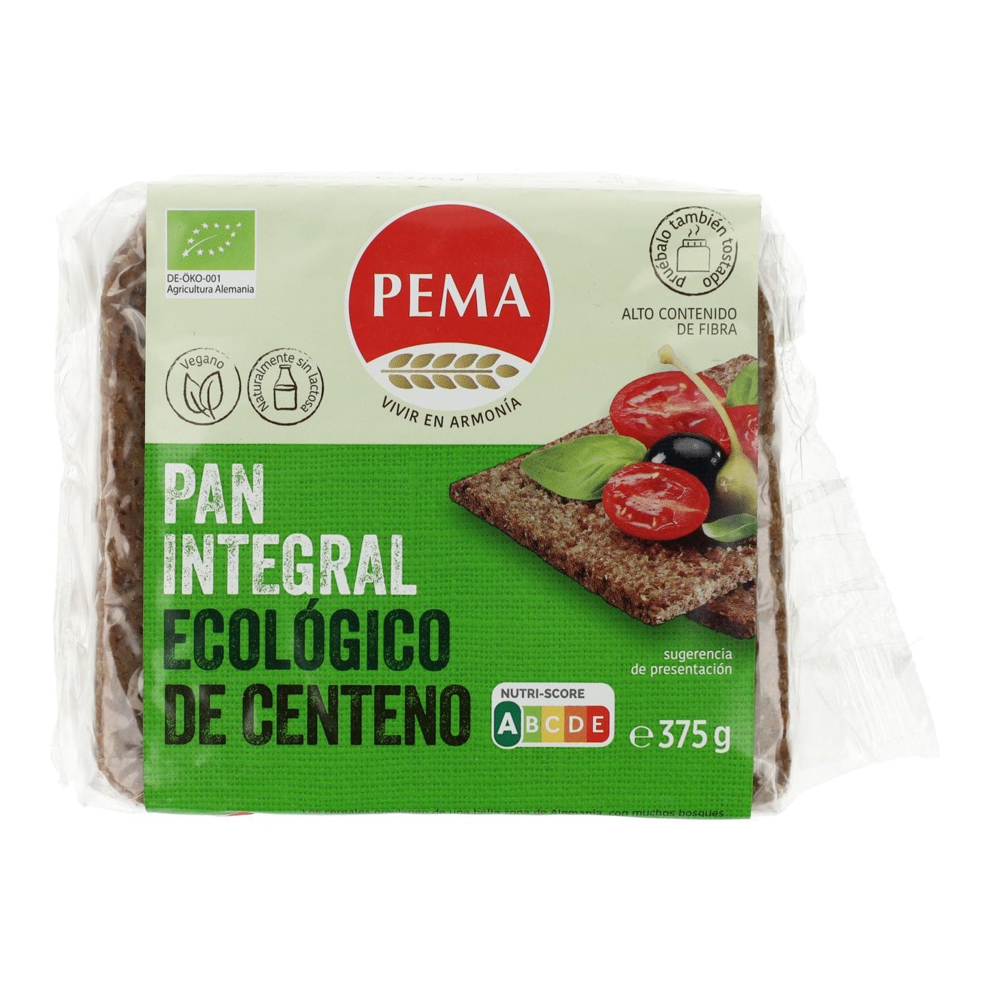 Bio-Vollkornroggenbrot Pema 375 g