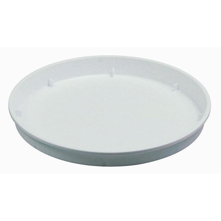 Classic White Flowerpot Plate 24 cm
