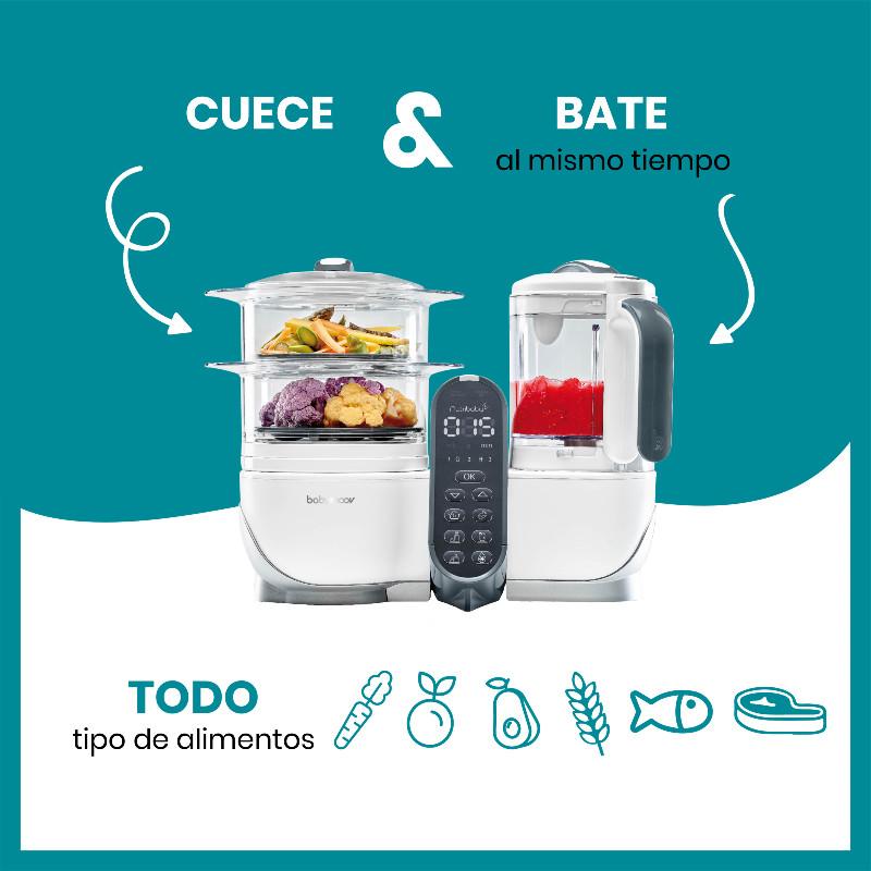 Robot multifunzione Nutribaby (+) Bianco Babymoov Grigio industriale