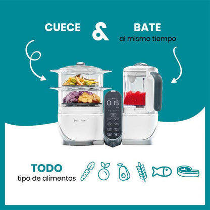 Robot multifunzione Nutribaby (+) Bianco Babymoov Grigio industriale