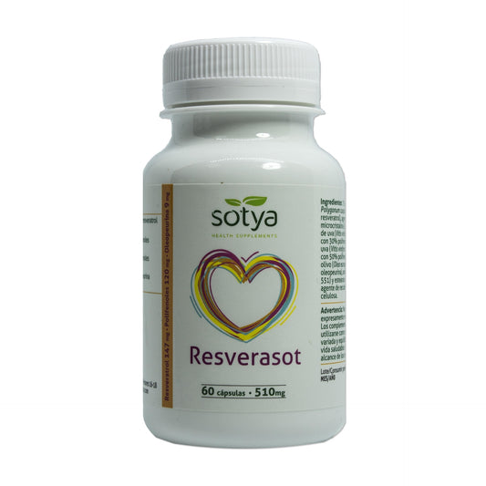 Sotya Resveratrol 510 mg, 60 capsules