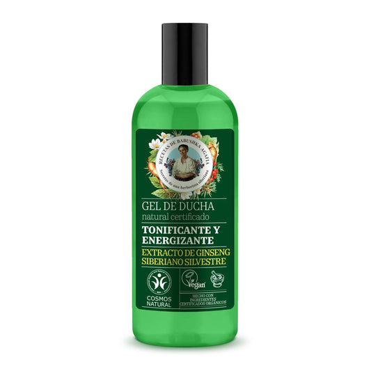 Certified natural invigorating and energising shower gel Agafia Natura Siberica 260 ml