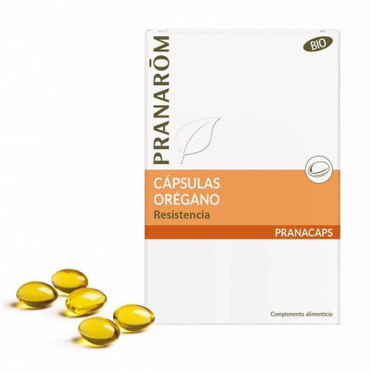 Oregano Pranarôm + citronessens, 30 kapslar