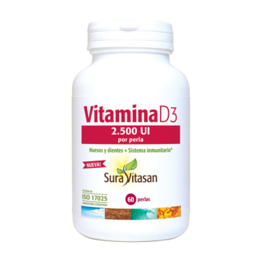 Vitamin D3 2.500 IE 60 Kapseln SuraVitasan