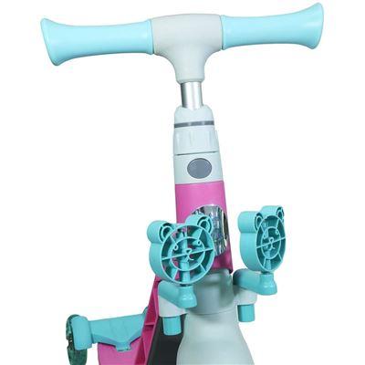 Pillu Hulajnoga dziecięca 3 w 1 Różowa