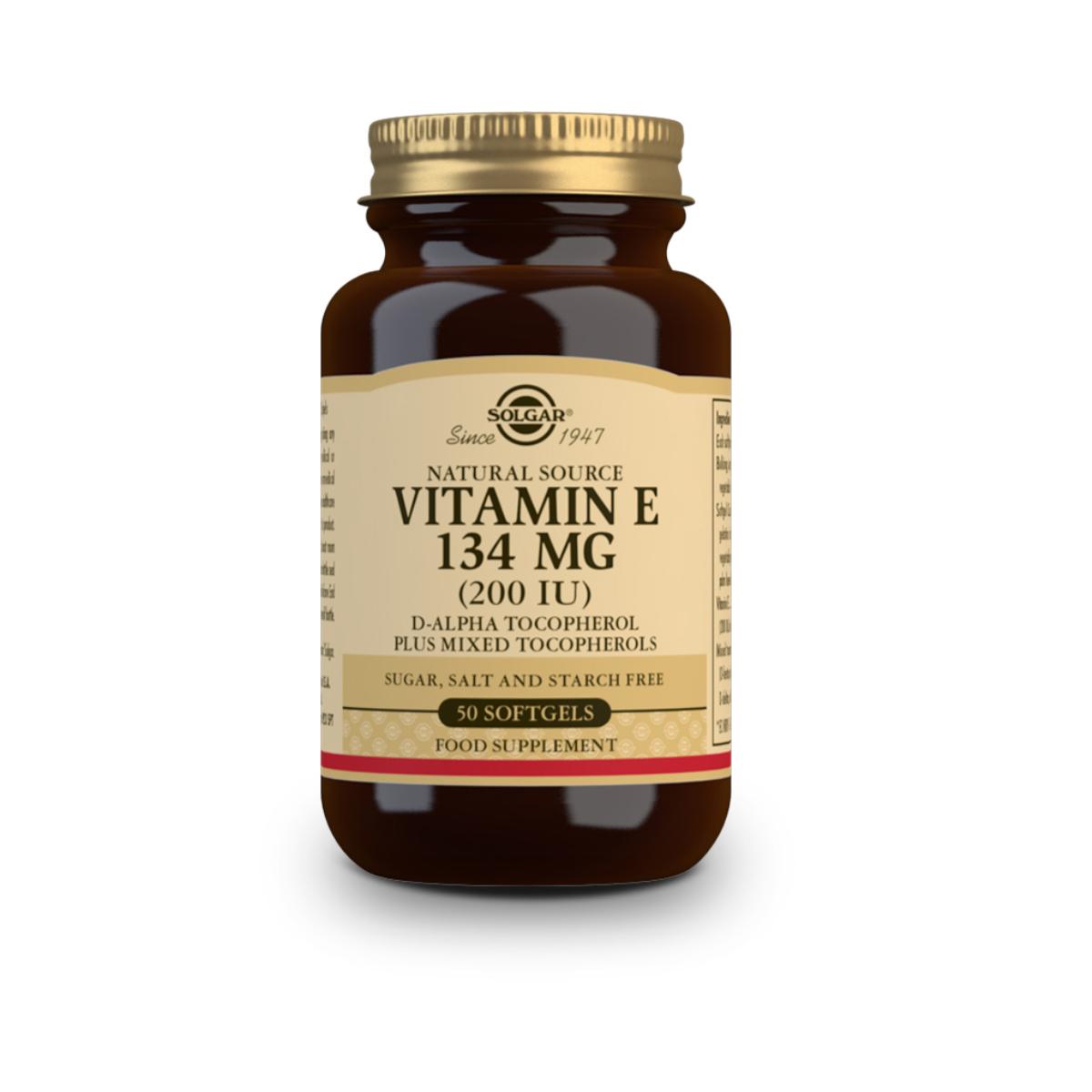 Vitamine E 200 UI 134 mg  50 gélules