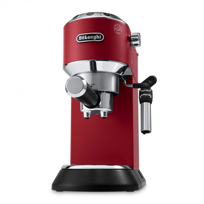 Delonghi Dedica Style Handmatige espressomachine en cappuccinatore EC685.R rood