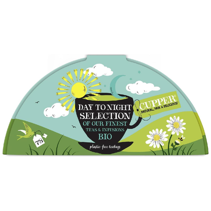 Coffret cadeau infusions et thés bio Cupper 78 sachets