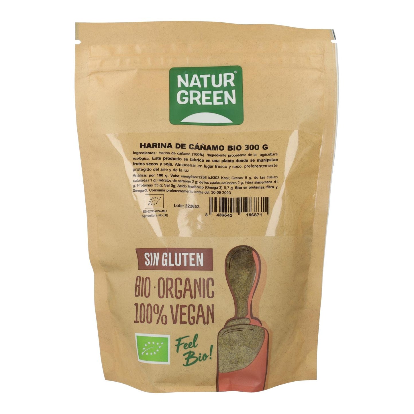 NaturGreen Hanfmehl 300 g