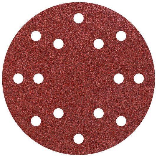 10 självhäftande sandpapper GR 40,80,120 Ø 150 mm Wolfcraft 8404000