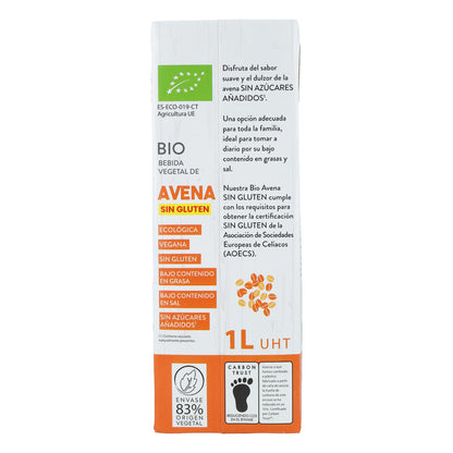 Pakket 4x glutenvrije haverdrank Bio Sol Natural 1 l