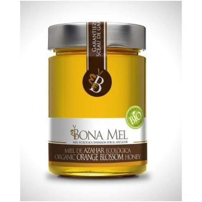 Biologische oranjebloesemhoning Bona Mel 450 g