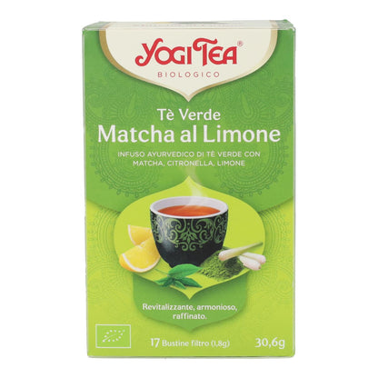 Yogi Tea Organic Green Tea and Matcha Lemon, 17 bags