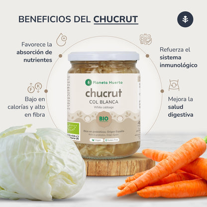 Sauerkraut Weißkohl ECO Planeta Huerto 420 g